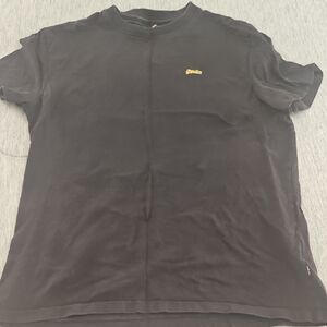 Superdry Black Tee with Gold Logo